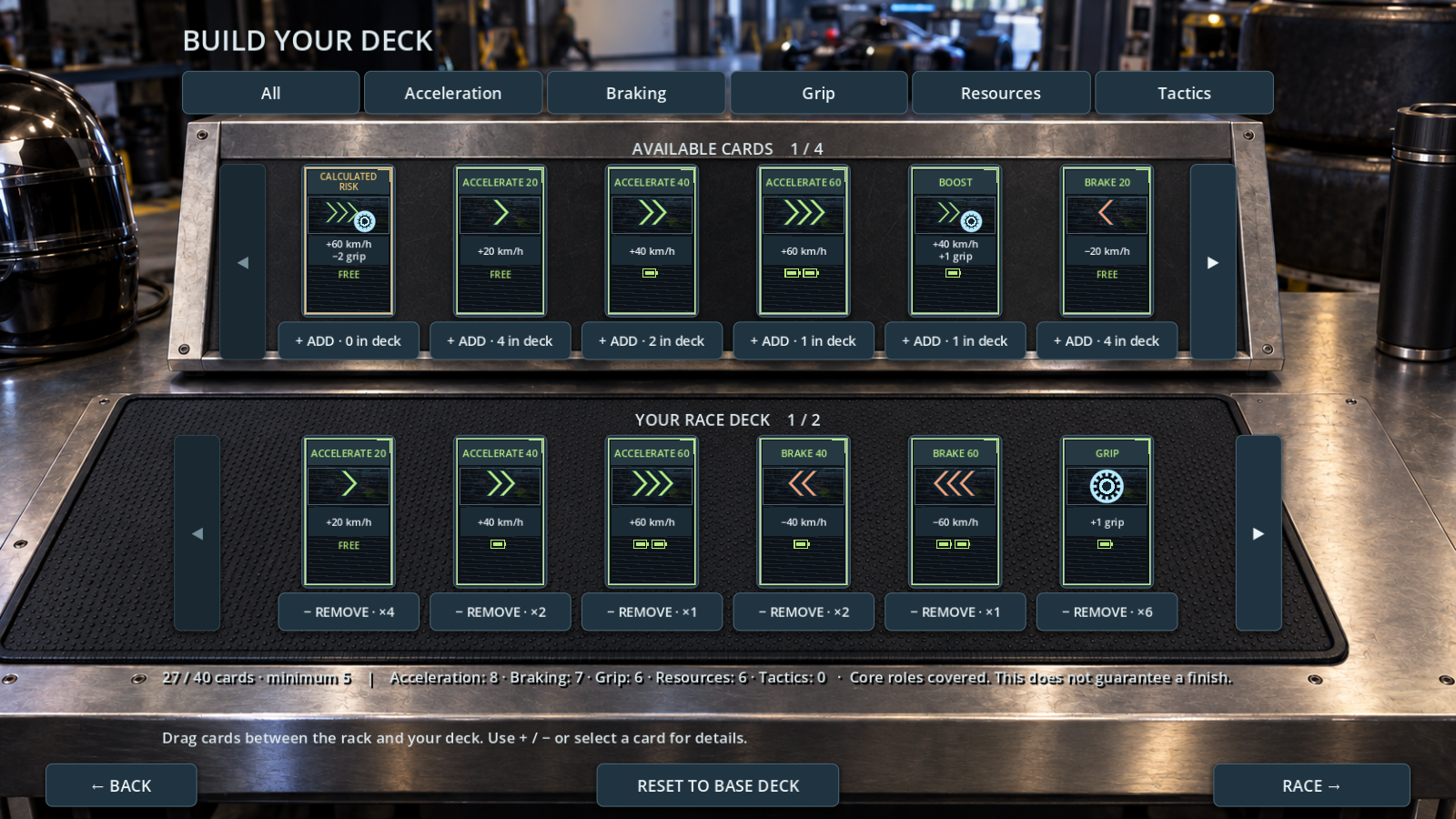 Pit workbench deck builder